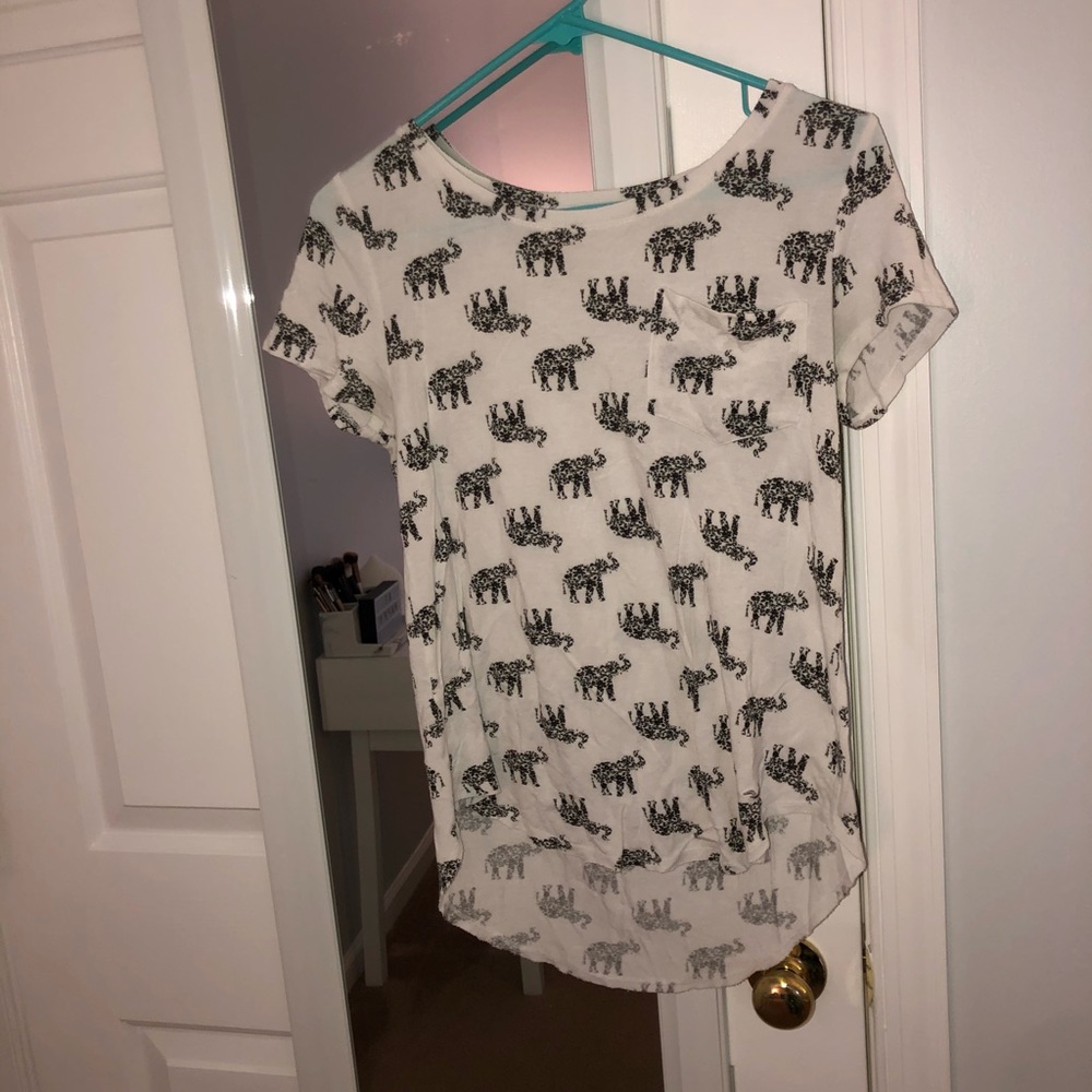 Hollister Elephant Flowy Tee